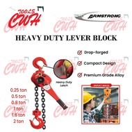 9TON 1.5M ARMSTRONG MANUAL HEAVY DUTY LEVER BLOCK LIFTING HOIST LIFT HOISTING CRANE SAFETY LEVEL LEV