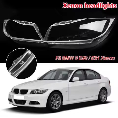 Car Xenon Headlamp Shade Cover Headlamp Cover For Bmw 3 Series E90 E91 2006-2012 Facelift Headlight 