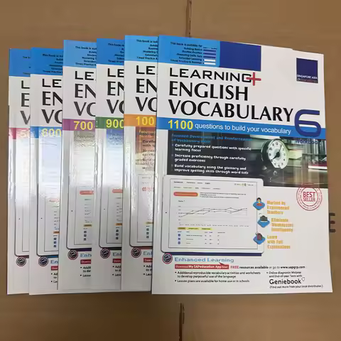 Singapore's Vocabulary Of Sap Learning Vocabulary 6 Book/set 1-6st Grade English Books