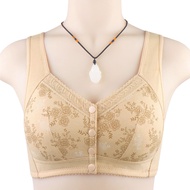🔥Shocking Sale Bra🔥New Front Buckle Bra Women Soft Cotton Bras Plus Size Wireless Bra B80