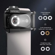 Lensa Kamera HP Smartphone Microscope 200X LED USB Rechargeable