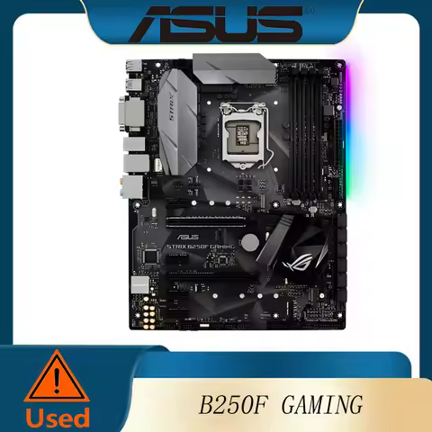 ROG STRIX B250F GAMING Asus Desktop Motherboard Socket LGA 1151 DDR4 B250 SATA3 USB3.0 Motherboard