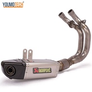 ระบบระบายไอเสียเต็มรูปแบบสำหรับรถมอเตอร์ไซค์คาวาซากิ For Kawasaki Ninja650 Z650 Versys 650 2017-2022