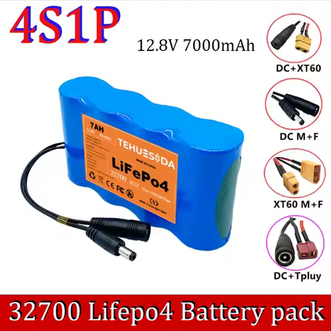 32700 12.8V 4S1P Battery Pack LiFePO4 Lithium Iron Phosphate Battery 40A Electric Boat Balance 12V U