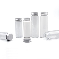 [Caiting Life Store] 30ml/50ml/80ml Silver Aluminum Cap PET Plastic Bottle Diameter 3.4cm Candy Bisc