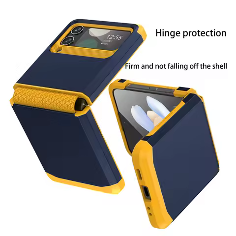 Luxury Silicone Soft Hinge Full Package Phone Case For Samsung Z Flip 3 4 Fold For Samsung Z Flip 5 