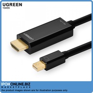 UGREEN Mini DP Male to HDMI Cable 4K 3meter (Black) | Ipohonline
