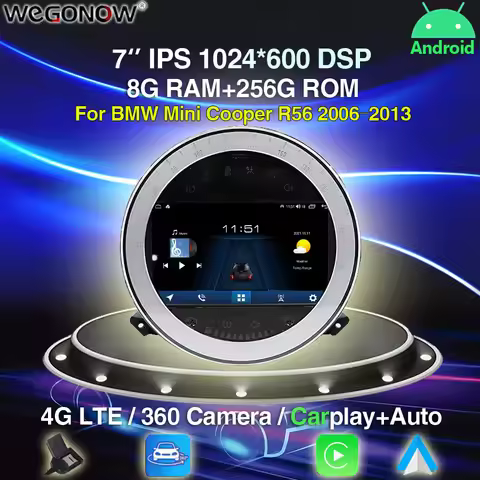 7862 8G+256G DSP Carplay Auto Android 12.0 IPS Car DVD Player GPS WIFI Bluetooth 5.0 RDS Radio For B