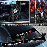 BMW Car Decorative Sticker Car B Pillar Sticker Front Windscreen Sticker B Column Center Column Prot