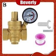 【Beverly】-3/4inch DN20 Brass Water Pressure Regulator Valve Water Pressure Reducer Regulator Adjusta