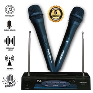 Phison Professional Dual VHF Wireless Karaoke Microphone System