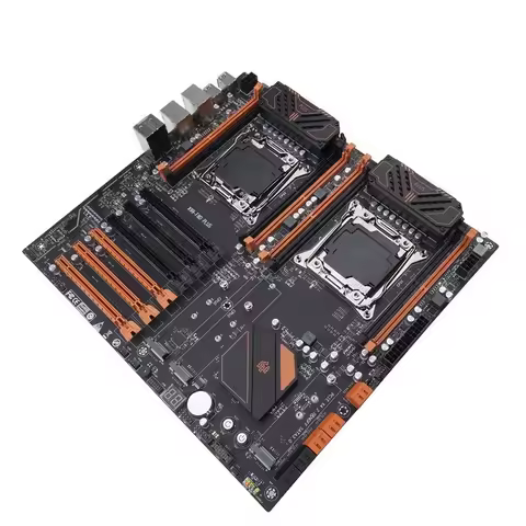 4 Lan with Processor Lga2011 V3 Ram and Cooler Ddr4 32gb Xeoon 2699-3 Combo Set Dual Cpu Kit X99 Mot