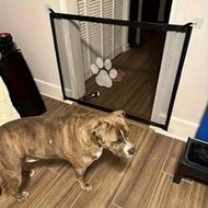 1pc Random Delivery Pet Isolation Fence, Mesh Dog Gate Foldable Magic Pet Gate, Extra Wide Pet Isola