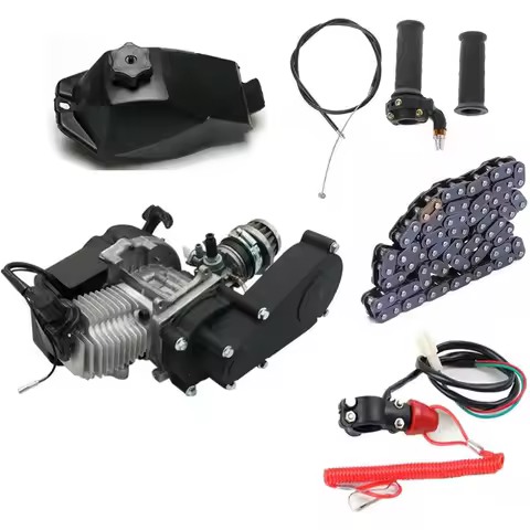 49CC 50CC 2 Stroke Engine Motor for Mini Dirt Bike Pocket Bike ATV Scooters Small 4 Wheeler 49cc Eng
