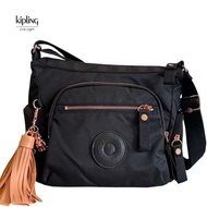 Kipling Gabbie กระเป๋าสะพายข้างกระเป๋าถือ (สร้อยคอจี้รูปลิงฟรี)