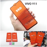 LAYAR Tempered Glass VIVO Y11 Anti-Scratch Full Screen Glass 9D / 11D