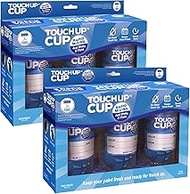 Touch Up Cup Empty Plastic Paint Storage Containers with Lids for Leftover Paint, Touch Ups, As Seen On Shark Tank Products, 13 oz, Pack of 6