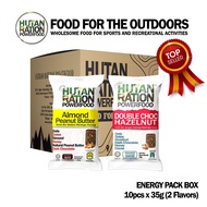 Hutan Ration Powerfood Energy Bar Energy Pack - 2 Flavors (35g x 10 Pcs) Energy Bar Protein Bar