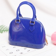 Small PVC Waterproof Candy Colors Jelly Handbag Fashion Shell Shoulder Bag Crossbody Bag Summer Beac