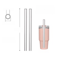 30cm Extended Glass Straw for Stanley Insulated Mug Replacement Straw Beverage Accessories Kitchen D