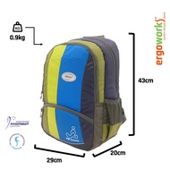IMPACT School Bag IPEG-130-NY Ergonomic Primary School Bag For Kids Ergonomic Backpack, Blue