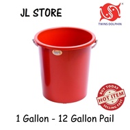 Twins Dolphin Bucket / Pail / Baldi / Basket (1 Gallon - 8 Gallon)