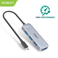Robot H340C 4 Port USB HUB 3.0 High Speed Performance 5 Gbps - H340C TYPE C
