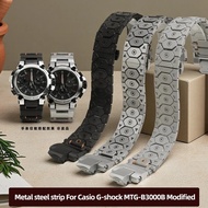 MTG-B3000 Metal steel strip For Casio G-shock MTG-B3000B Modified Quick detachable Solid stainless s