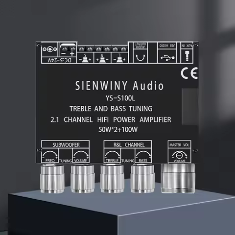 2.1 3 Channel Audio Amplifier Module Bluetooth-compatible 5.1 CS8673E Amplifier Board DIY Home Audio