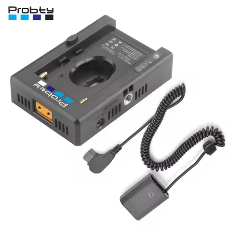 NP-F Battery Adapter Mount Plate+NP-FZ100 Dummy Battery for Sony A7R V A7 IV A7S III A7C II A7CR w D