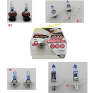 KAIER +80 SUPER BRIGHT CAR HEADLIGHT BULB H1 H3 H7 H8 (5000K) 2 UNIT 1 SET