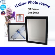 DIY Frame 3D Hollow 3cm Specimen Creative Photo Frame/Bingkai Foto Kreatif 3D Berongga 3cm