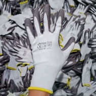 Ash Color Shima Gloves - Palm Fit Gloves - Project Work Gloves - Safety Gloves