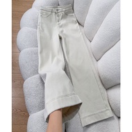 La Chapelle | Demin Blue Warm Flare Trousers Jeans