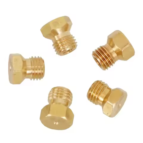 5pcs/set Burner Gas Natural Gas Hob LPG Conversion Kit Jets Nozzles Injectors Features Standard M6 X