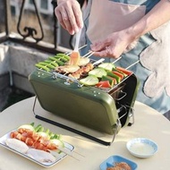 Etravel便攜木炭戶外燒烤架、碳烤爐 – 適合不銹鋼烤串用 Portable Outdoor Barbecue Grill