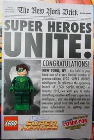 LEGO NYCC Exclusive 2011 DC Super Heroes Green Lantern Hal Jordan sdcc