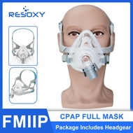 CPAP Mask Full Face Mask with Silicone Cushion Headgear For CPAP Bipap Machine COPD Snoring Sleep