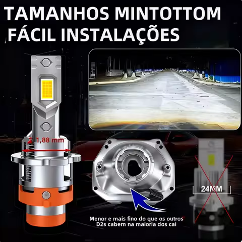 Mini D2S D4S D1S D3S LED Headlight Bulb Canbus Wireless D2R D4R D5S D8S Car Lights HID Xenon 1:1 Tur
