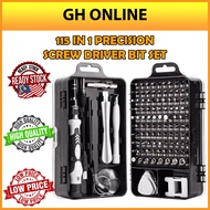 115 IN 1 PRECISION SCREW DRIVER BIT SET / REPAIR PHONE LAPTOP TOOL / MULTIFUNCTION SKRU