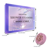 Shower Steamer Aromatherapy Shower Tablets Rose Lavender Essential Oil Long-lasting Fragrance Shower