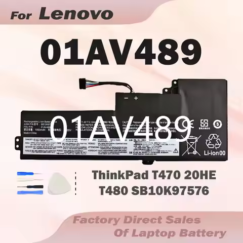 01AV489 SB10K97577 01AV421 01AV420 SB10K97578 01AV419 Laptop Battery for Lenovo ThinkPad T470 T480 A
