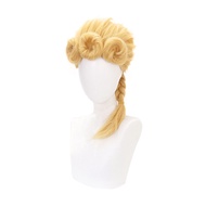 Jojos Bizarre Adventure Giorno Giovanna Cosplay Wig New JOJO Golden Braids Styled Hair Props Hallowe