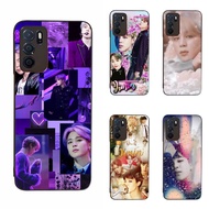 BTS Jimin 5 For OPPO A16 Phone Case cover Protection casing black