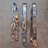 Y15 / Y16 / Lc135 Prox / KingDrag / CNC Swing Arm (+2 INCH) Swingarm Silver y15zr Yamaha