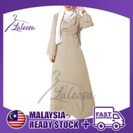 LALEESA LD221063 DRESS TABINA BELTED Dress Muslimah Dress Women Dress Jubah Muslimah Jubah Abaya Plus Size Baju Raya 2024