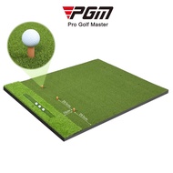 PGM 1.2x1.5m nylon artificial grass golf swing training hitting mat with ball placement area DJD049