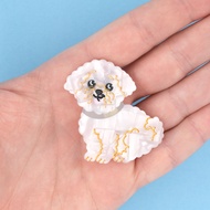 French Coucou Suzette Hair Clip/Bichon Frise eslite