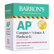 Barron AP Computer Science A Flashcards 2nd Edition 425 Cards เพื่อเตรียมความพร้อมสำหรับวันทดสอบ
