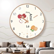 jam dinding hiasan jam dinding digital Nordic Peace Joy Household Silent Wall Clock